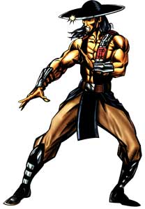 Kung Lao MK3 Mortal Kombat 3 Official Game Art