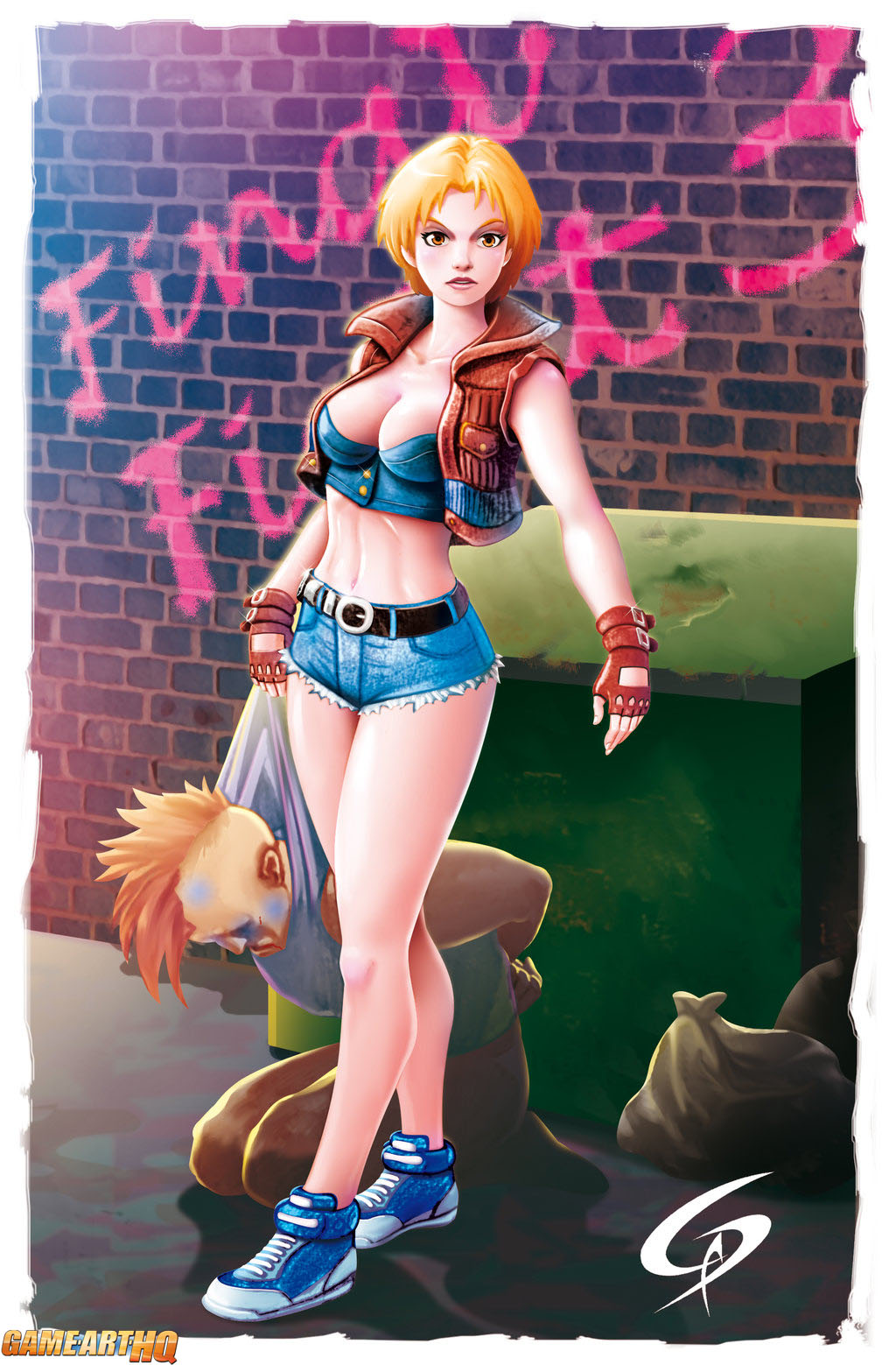 Lucia Morgan from Final Fight 3 by Capcom