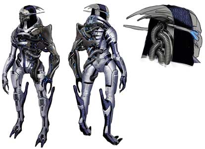 Saren Arterius Concept Artworks Mass Effect