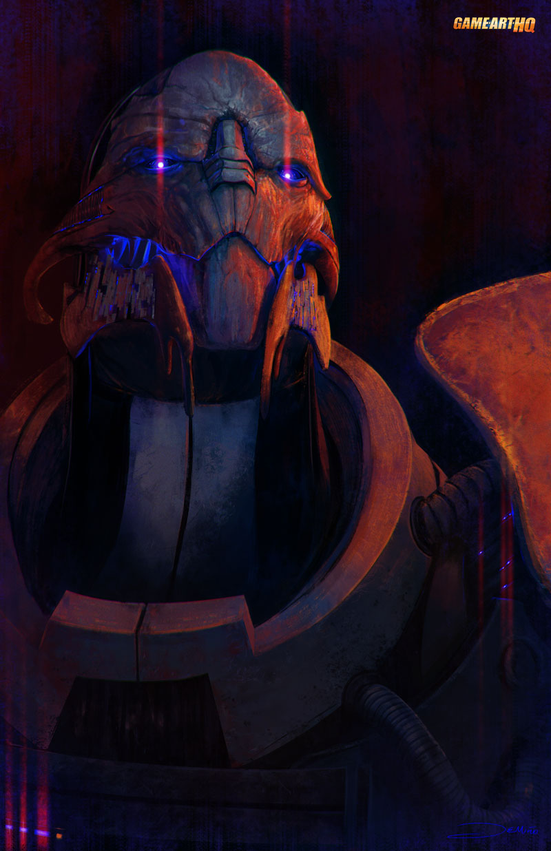 Saren Arterius Mass Effect Villain Art Challenge