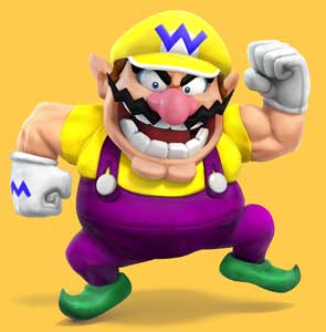 Wario in Smash Bros 3DS Wii U Alternate Classic Costume