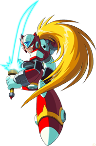 Zero from Mega Man X on Game-Art-HQ
