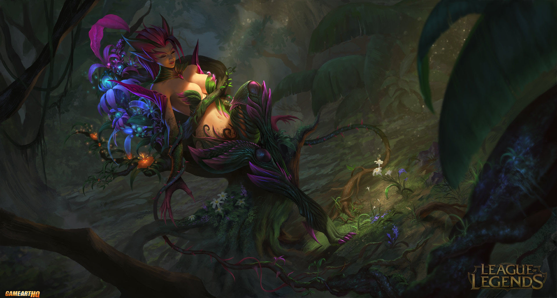 Zyra Rise of the Thorns Great Art LoL League of Legends