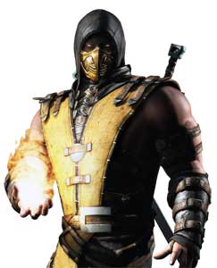 Scorpion MKX Mortal Kombat X Primary Costume Skin Render