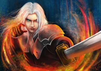 Sephiroth from FFVII Villains Art Challenge on Game-Art-HQ