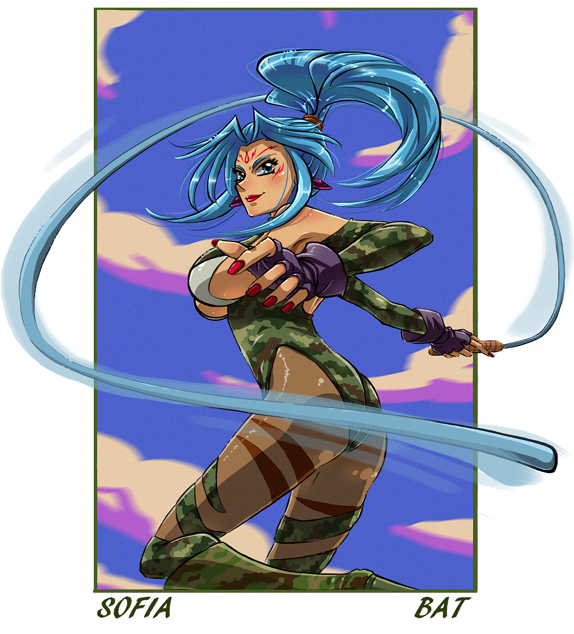 Sofia from Battle Arena Toshinden in the GA-HQ Video Game Character DB.