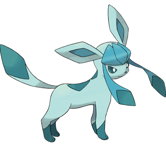 The Glaceon Pokemon on Game-Art-HQ