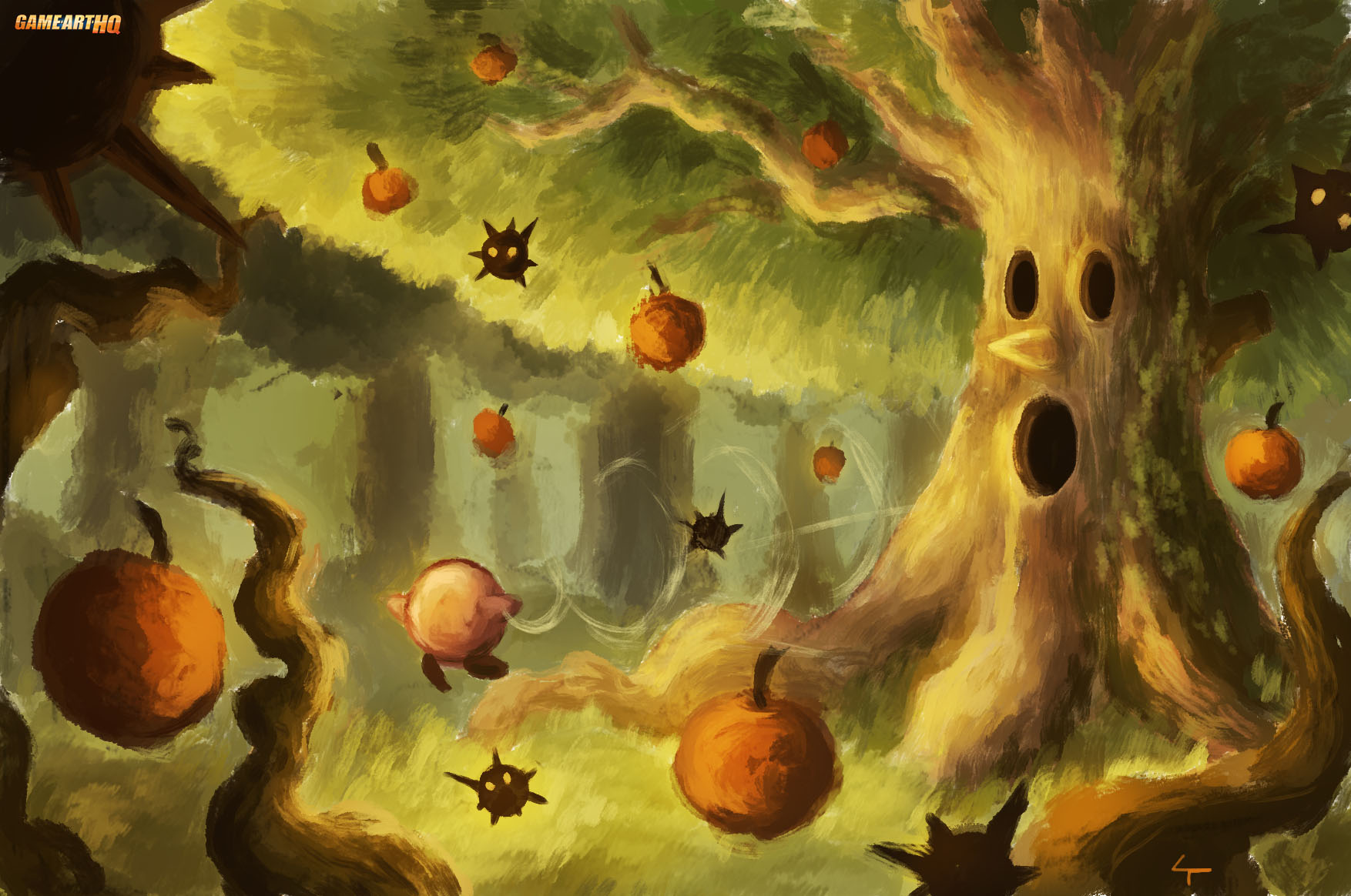Whispy Woods Kirby's Dreamland Villains Art Challenge on Game Art HQ