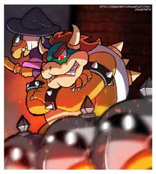 Bowser from Paper Mario Villains Art Challenge