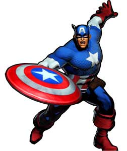 Captain America MVC3 Marvel vs Capcom 3 Win Screen render  (1)