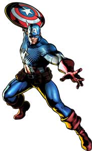 Captain America UMVC3 Ultimate Marvel vs Capcom 3 Official Art Render