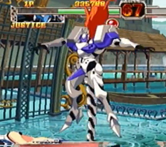 Justice Guilty Gear X Screenshot