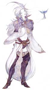 Kuja Final Fantasy IX Official Art by Amano