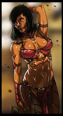 Mileena Sexy Fan Art MKX Mortal Kombat X by Ganassa