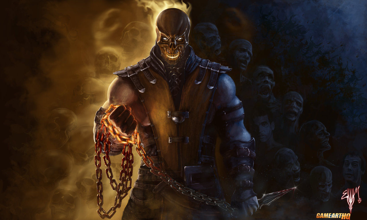 Scorpion MK Legacy Art Mortal Kombat X by Esau Murga
