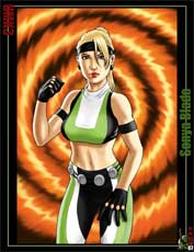 Sonya Blade Mortal Kombat 3 Fan Art