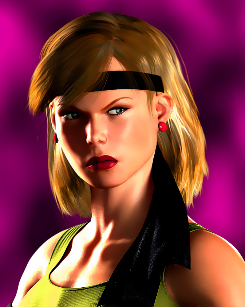 Sonya Blade From The Mortal Kombat Series Game Art Hq