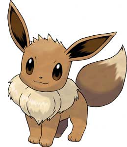Eevee Pokemon FireRed and LeafGreen Official Art