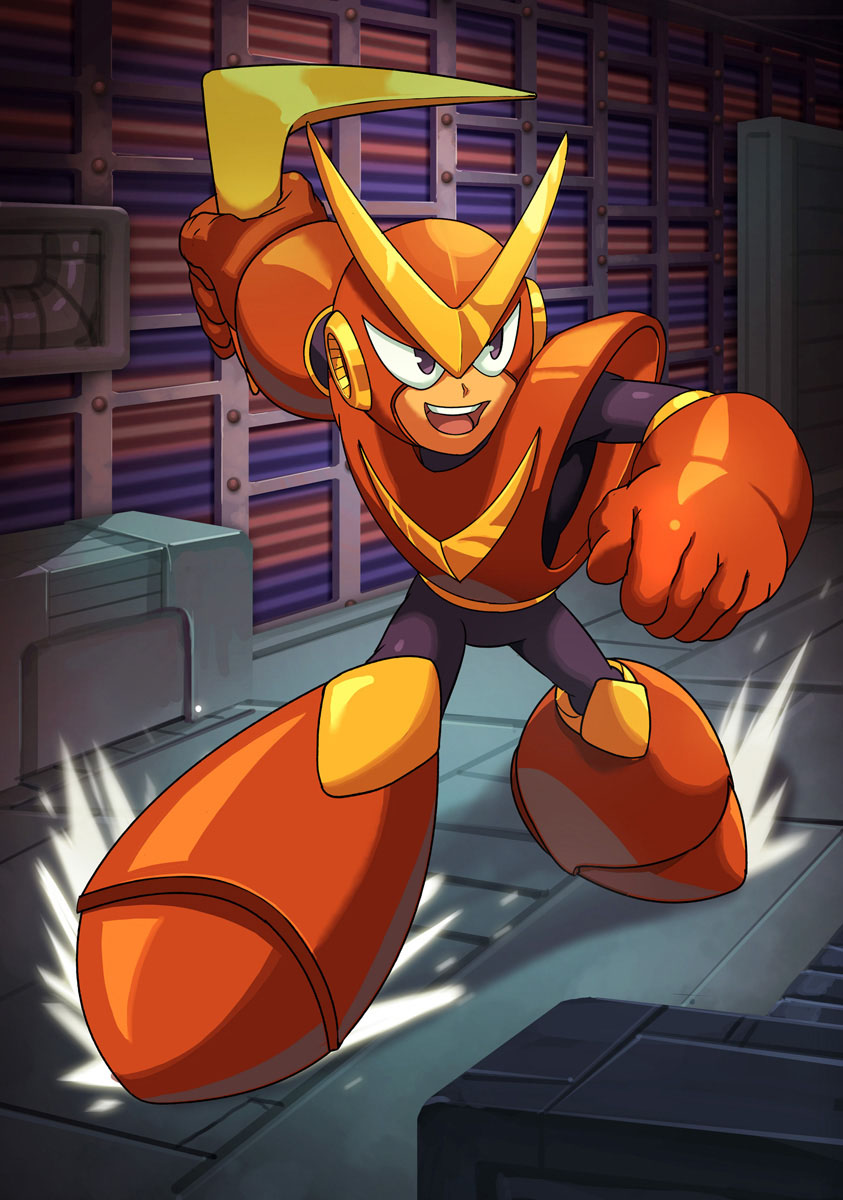 Quick Man Robot Master from MegaMan 2 UFS Rise of the Masters Art