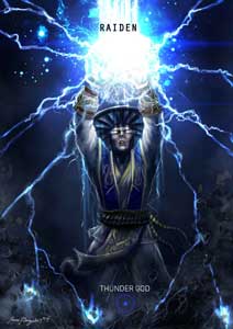 Raiden MKX Thunder God Variation Mortal Kombat X