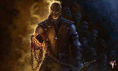 Scorpion MK Legacy Art Mortal Kombat X by Esau Murga