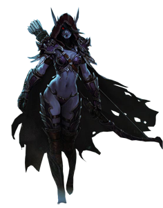 Sylvanas Windrunner from the Warcraft Series