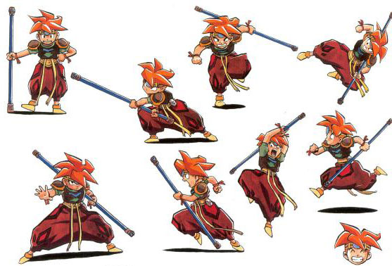 Ark from Terranigma Concept Art not sure if its official