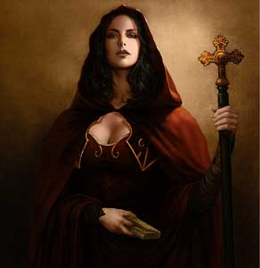 Carmilla Human Castlevania Lords of Shadow Artwork Portrait
