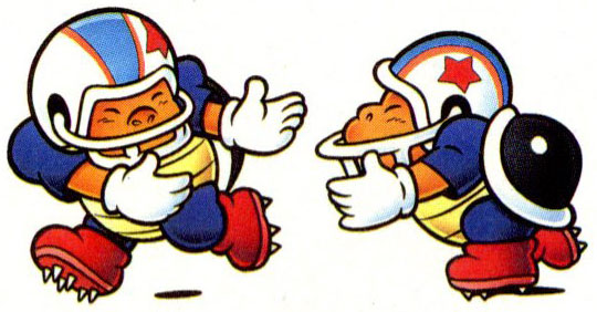 Chargin' Chucks Super Mario World Original Art