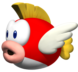 Cheep Cheep from Super Mario on Game-Art-HQ