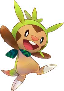 Chespin Pokémon Super Mystery Dungeon Official Art