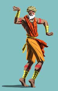 Dhalsim SFV Street Fighter V Alternate Costume Official Art