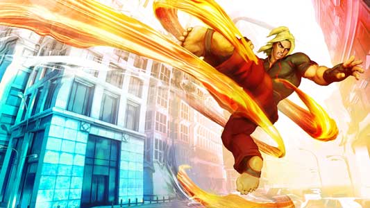Ken Masters SFV Street Fighter V Official Art