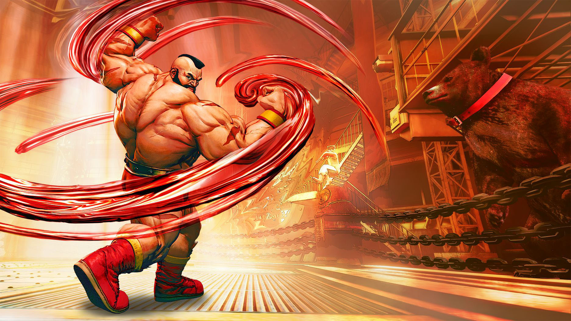 Zangief Street Fighter Design - Original Artwork - Street Fighter