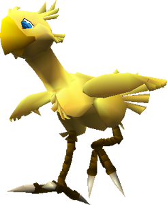 Chocobo from Final Fantasy on Game-Art-HQ