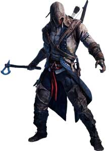 Connor Kenway in Assassins Creed 3 Artwork Render