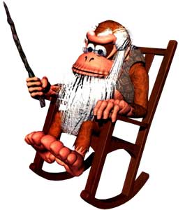 Cranky Kong DKC Donkey Kong Country 1994 Original Art Render