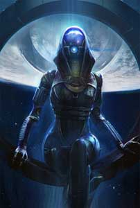 Tali Mass Effect 2 Concept Art