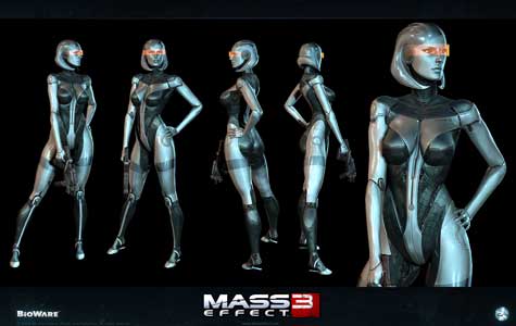EDI Mass Effect 3 Model Official Art