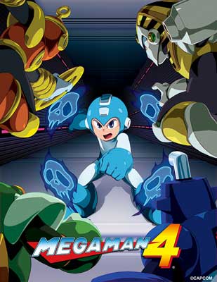 Mega Man 4 Official Art from Mega Man Legacy Collection