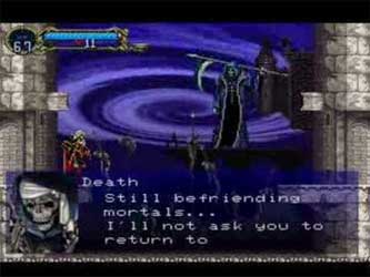 Death Castlevania SOTN Screenshot