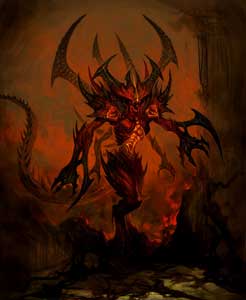 Diablo from Diablo III Official Game Art