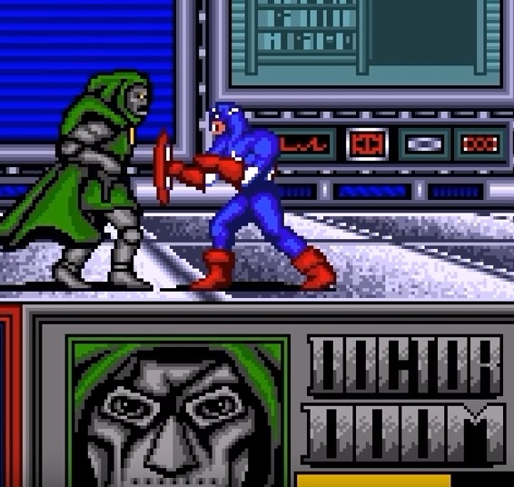 Spider-Man and Captain America in Doctor Doom's Revenge Dr Doom Screenshot