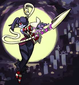 Squigly Skullgirs Official Artwork