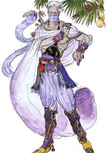 Edge Final Fantasy IV Official Concept Art from 1991