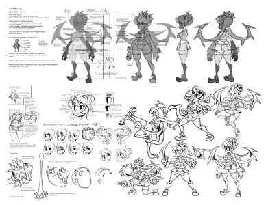 Filia Skullgirls Concept Art and Notes