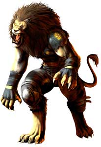 Gado the Lion Bloody Roar 3 Game Art