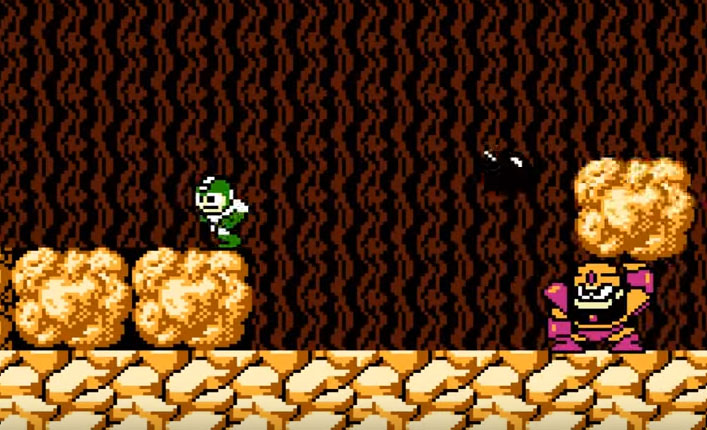 Guts Man From Mega Man Game Art