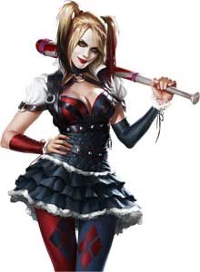 Harley Quinn Batman Arkham Knight Official Art Render