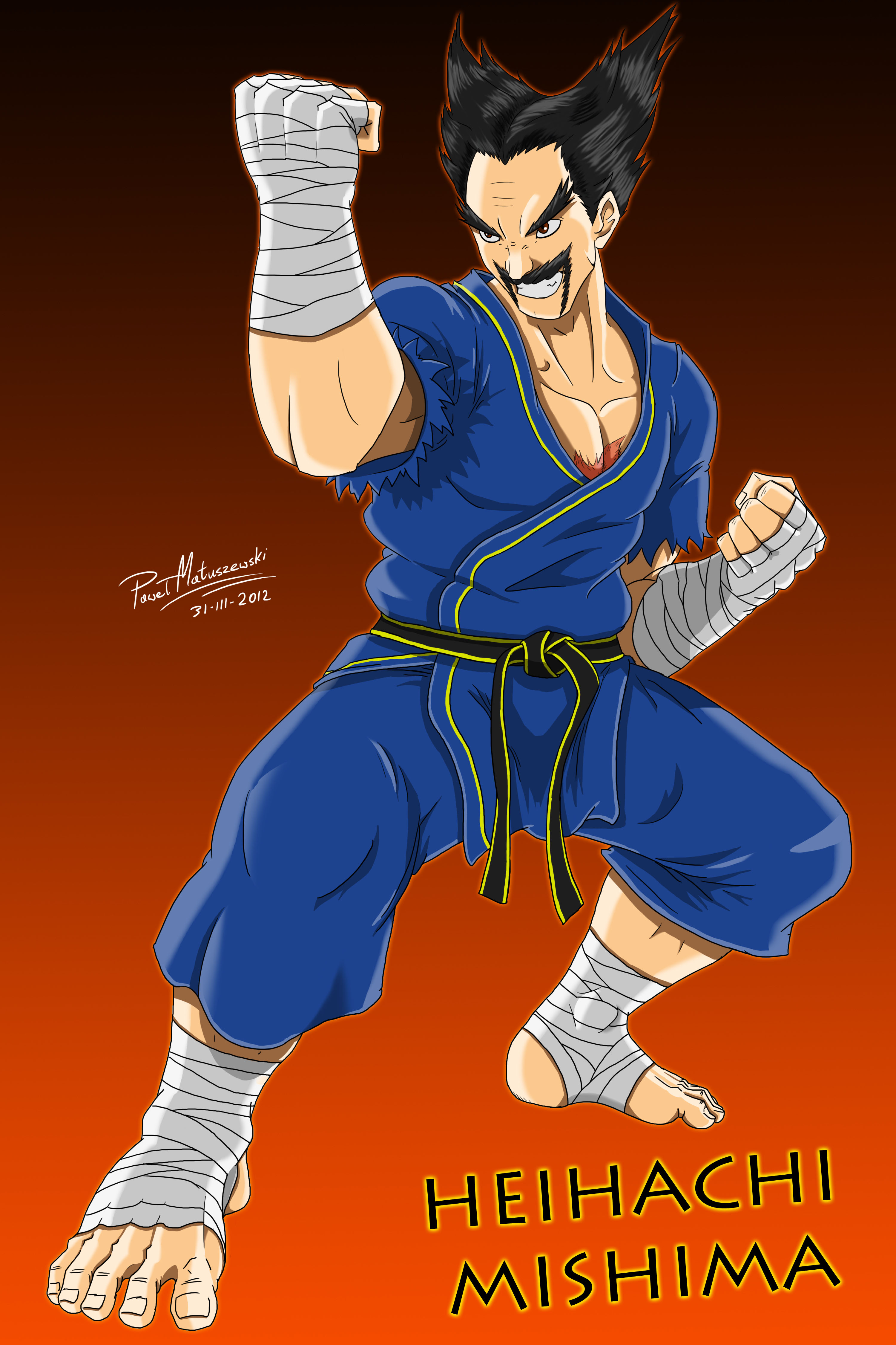 Heihachi Mishima from Tekken - Game Art3000 x 4500